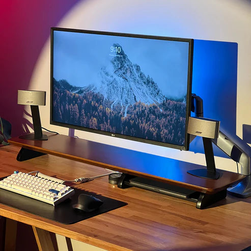 Monitor stand and desk organizer