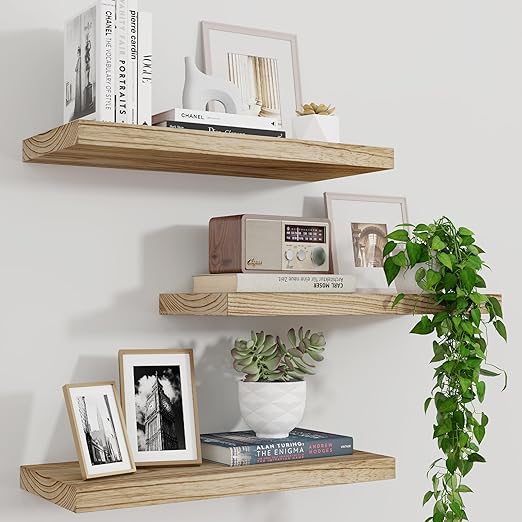 Flying wall shelf set