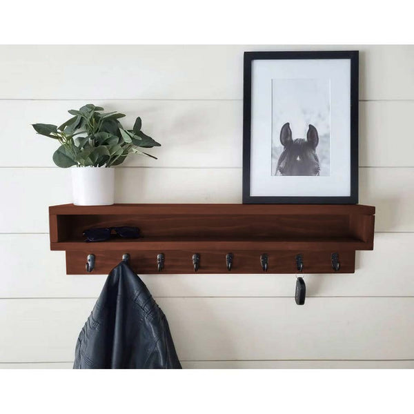 Decorative shelf with hanger