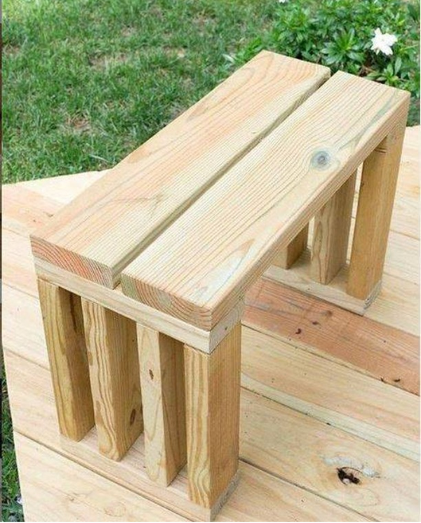 wooden seat