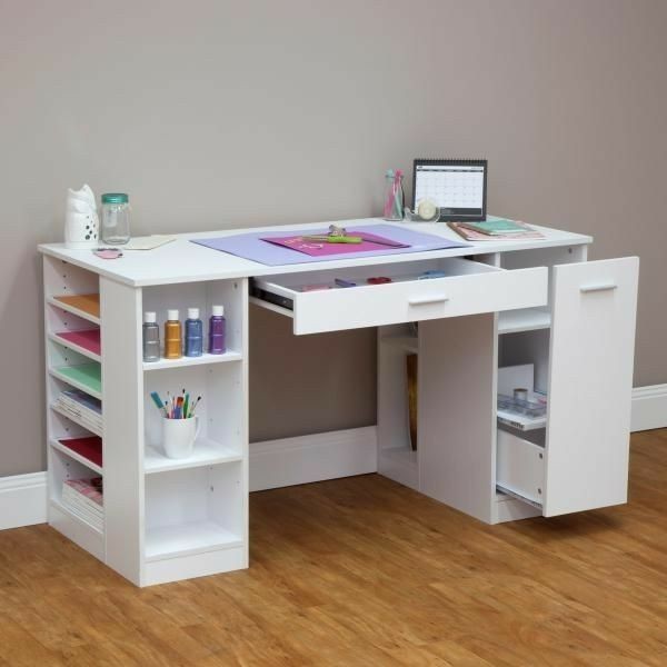 White desk