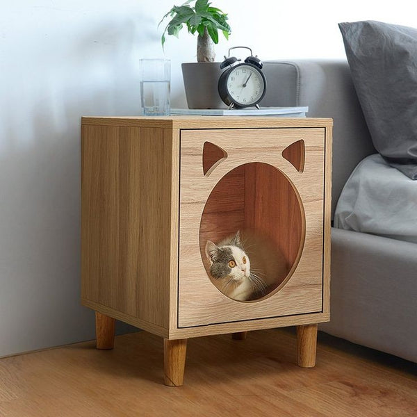 Side table and cat house