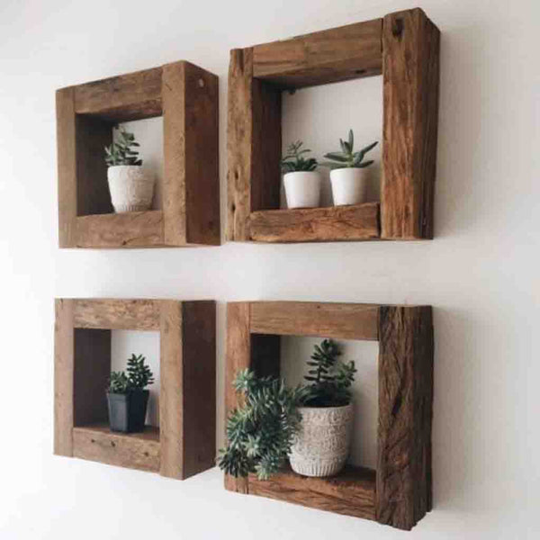 Antique wall shelves